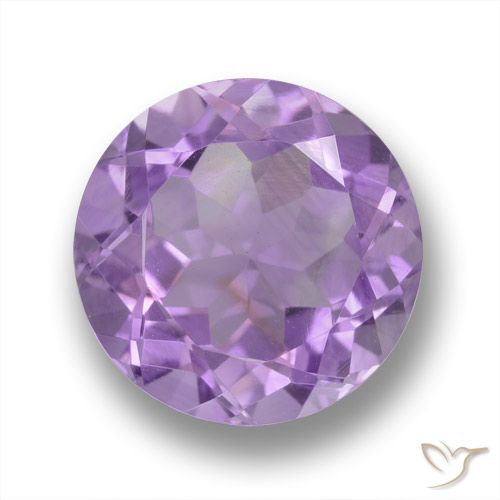 4.41ct طبيعي بنفسجى متوسط جمشت, دائري, VVS-VS