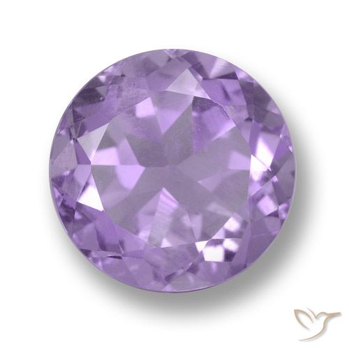 3.88ct طبيعي بنفسجى متوسط جمشت, دائري, قليلا جدا