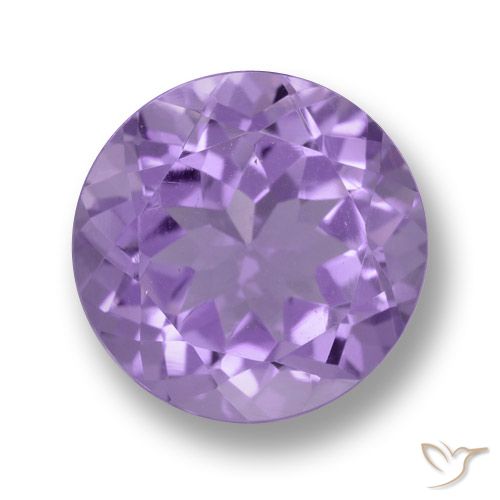 4.10ct طبيعي بنفسجى متوسط جمشت, دائري, VVS-VS