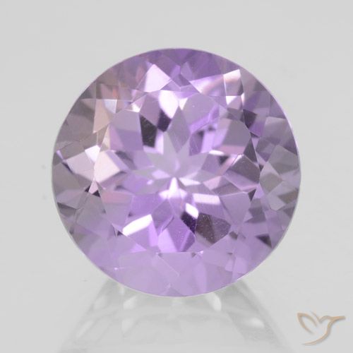 4.38ct طبيعي بنفسجى متوسط جمشت, دائري, VVS-VS