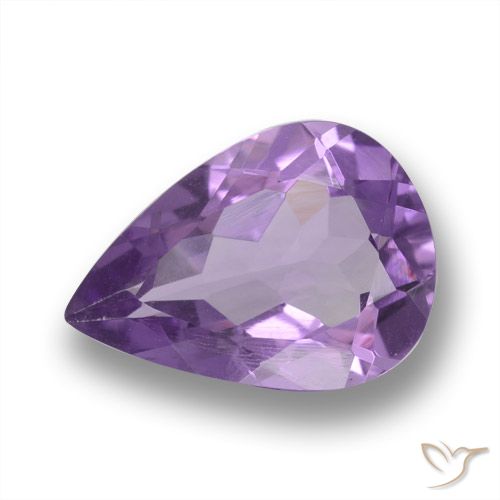 3.98ct طبيعي بنفسجى غامق جمشت, شكل الكمثرى, VVS-VS