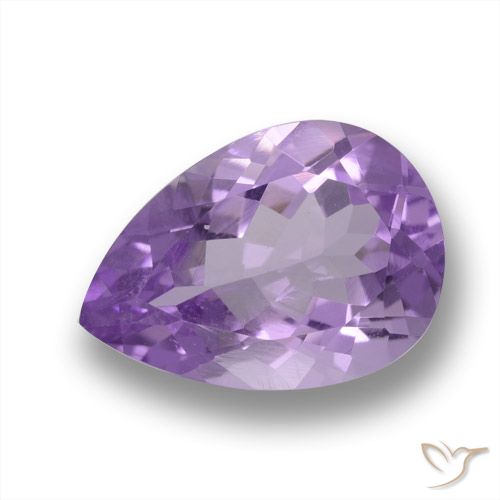 4.69ct طبيعي بنفسجى غامق جمشت, شكل الكمثرى, VVS