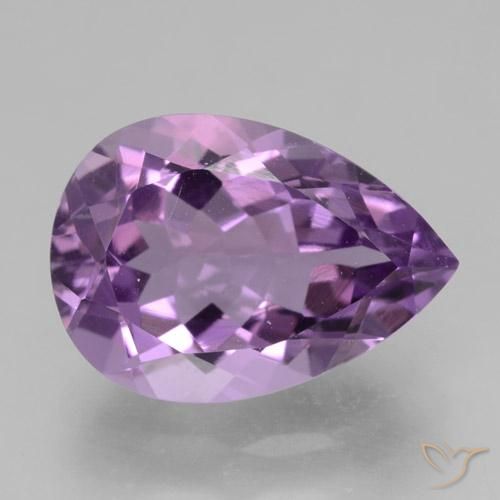 4.77ct طبيعي بنفسجي أرجواني جمشت, شكل الكمثرى, VVS