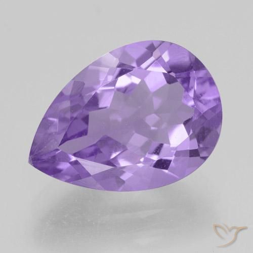 4.80ct طبيعي بنفسجى سوسنى غامق جمشت, شكل الكمثرى, VVS