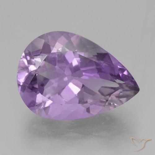 4.63ct طبيعي وردى بنفسجى متوسط جمشت, شكل الكمثرى, VVS