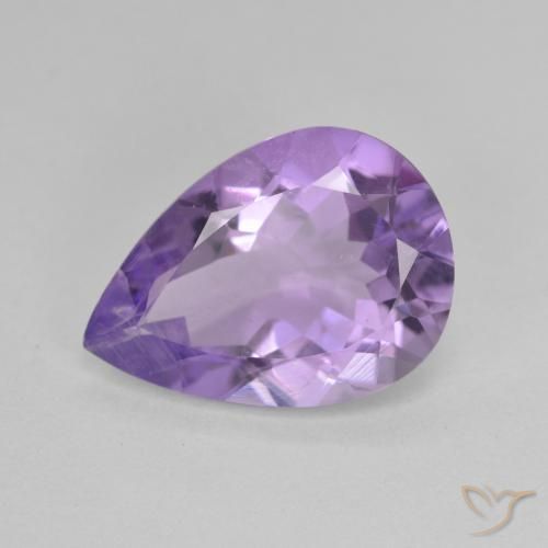 4.03ct طبيعي بنفسجى متوسط جمشت, شكل الكمثرى, VVS