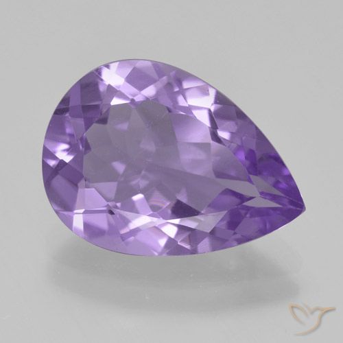 4.05ct طبيعي بنفسجى متوسط جمشت, شكل الكمثرى, VVS