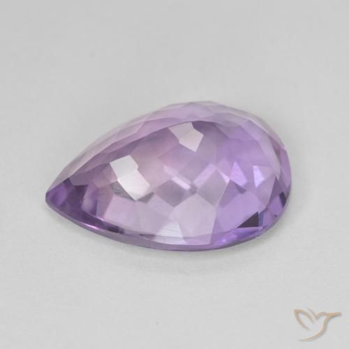 جمشت Medium Light Purplish-Violet طبيعي، شكل الكمثرى، 6.69 قيراط، VVS-VS