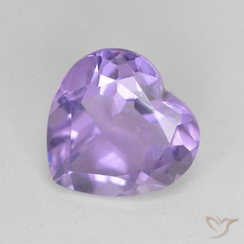 3.02ct طبيعي بنفسجى متوسط جمشت, قلب, قليلا جدا