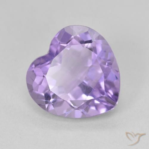 3.03ct طبيعي بنفسجى متوسط جمشت, قلب, قليلا جدا