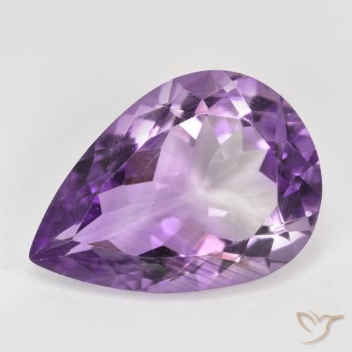 8.04ct طبيعي بنفسجي أرجواني جمشت, شكل الكمثرى, VVS-VS