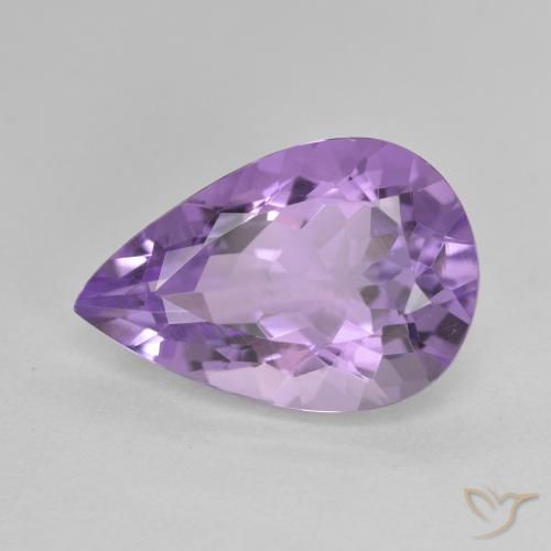 4.81ct طبيعي بنفسجى متوسط جمشت, شكل الكمثرى, VVS-VS