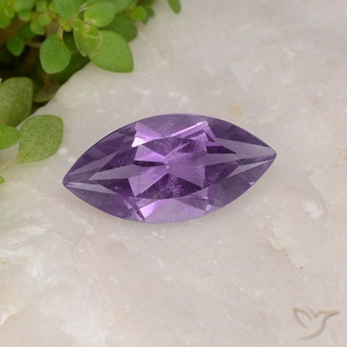 1.70ct طبيعي بنفسجى متوسط جمشت, ماركيز, قليلا جدا