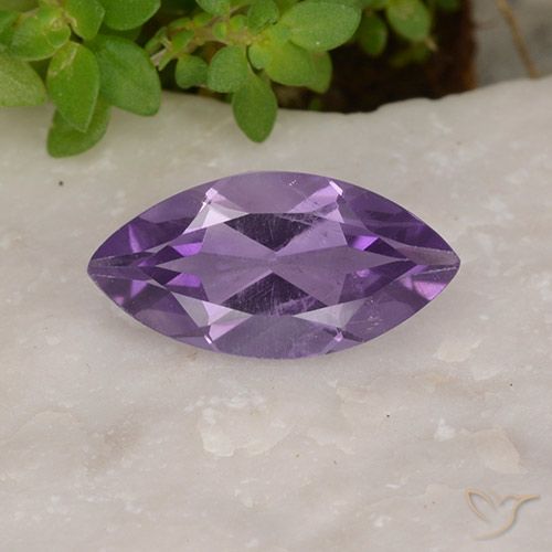 1.61ct طبيعي بنفسجى متوسط جمشت, ماركيز, قليلا جدا