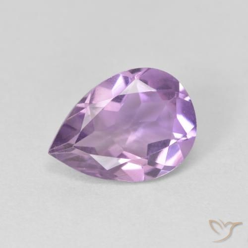 1.48ct طبيعي بنفسجى متوسط جمشت, شكل الكمثرى, VVS-VS