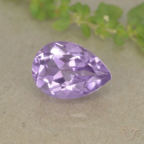 2.11ct طبيعي بنفسجى متوسط جمشت, شكل الكمثرى, VVS-VS