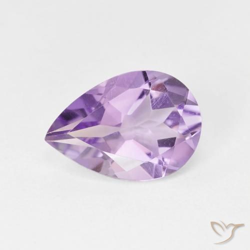 1.63ct طبيعي بنفسجى سوسنى غامق جمشت, شكل الكمثرى, VVS-VS