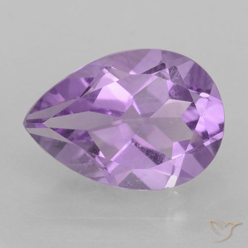 1.77ct طبيعي بنفسجى وردى متوسط جمشت, شكل الكمثرى, VVS-VS