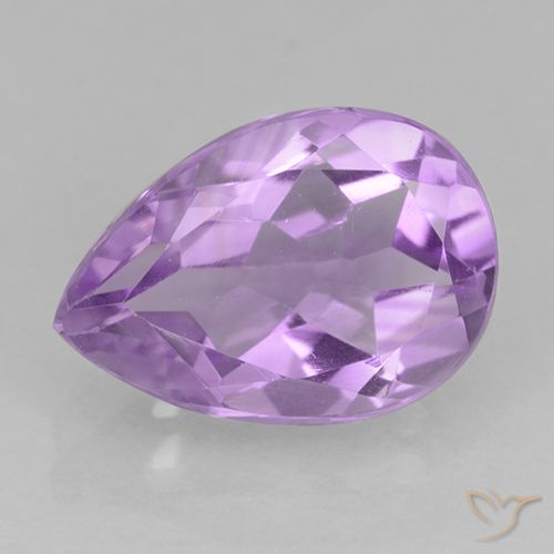 1.90ct طبيعي بنفسجي وردي جمشت, شكل الكمثرى, VVS-VS