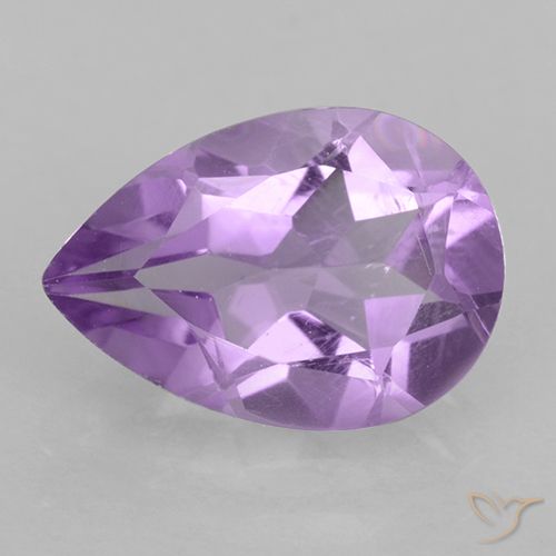 1.70ct طبيعي بنفسجى وردى متوسط جمشت, شكل الكمثرى, VVS-VS