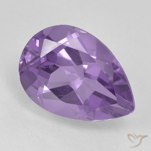 1.83ct طبيعي بنفسجى متوسط جمشت, شكل الكمثرى, VVS-VS