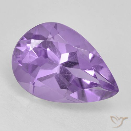 1.80ct طبيعي بنفسجى متوسط جمشت, شكل الكمثرى, VVS-VS