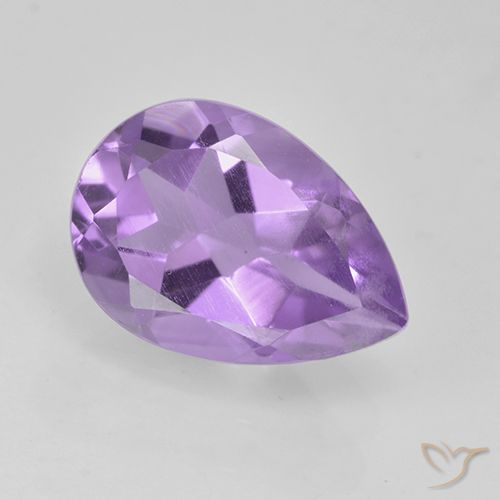 1.87ct طبيعي بنفسجي وردي جمشت, شكل الكمثرى, VVS-VS