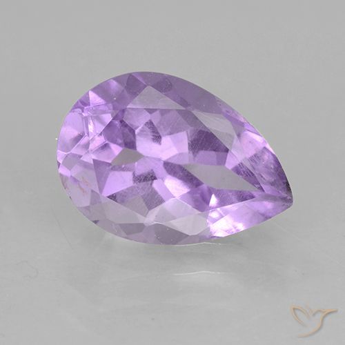 1.92ct طبيعي بنفسجى سوسنى جمشت, شكل الكمثرى, قليلا جدا, Photo A