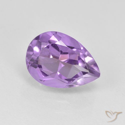 1.99ct طبيعي بنفسجى متوسط جمشت, شكل الكمثرى, VVS-VS