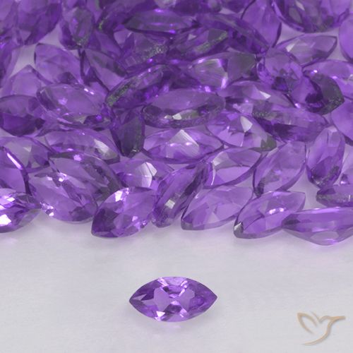 0.15ct طبيعي بنفسجى متوسط جمشت, ماركيز, VVS-VS
