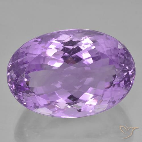 44.27ct طبيعي بنفسجي أرجواني جمشت, بيضوي, IF