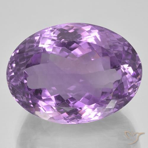 39.04ct طبيعي بنفسجي أرجواني جمشت, بيضوي, IF