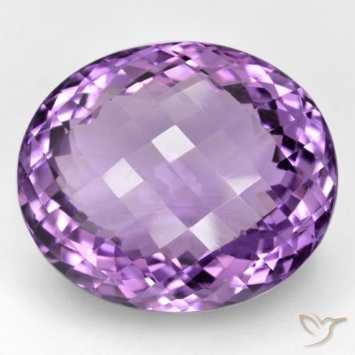 52.00ct طبيعي بنفسجى أرجوانى داكن-متوسط جمشت, بيضوي, IF