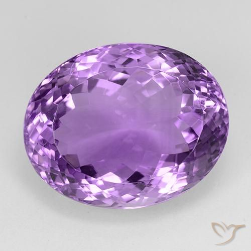 28.46ct طبيعي بنفسجى أرجوانى غامق جمشت, بيضوي, IF