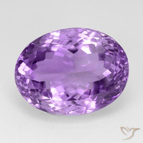 30.50ct طبيعي بنفسجي وردي جمشت, بيضوي, IF