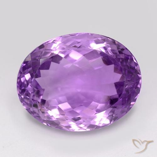 25.76ct طبيعي بنفسجي وردي جمشت, بيضوي, VVS