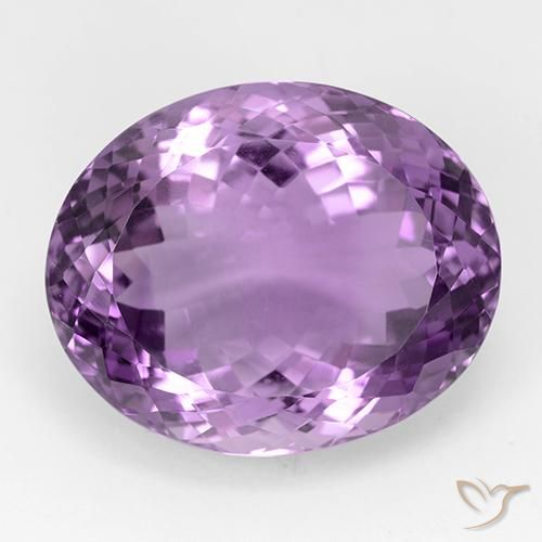 33.84ct طبيعي بنفسجي وردي جمشت, بيضوي, IF
