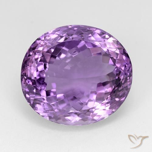 23.73ct طبيعي بنفسجي أرجواني جمشت, بيضوي, VVS