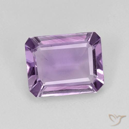 1.79ct طبيعي بنفسجى متوسط جمشت, قص الزمرد, قليلا جدا
