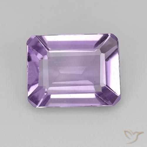1.80ct طبيعي بنفسجى فاتح-متوسط جمشت, قص الزمرد, VVS-VS