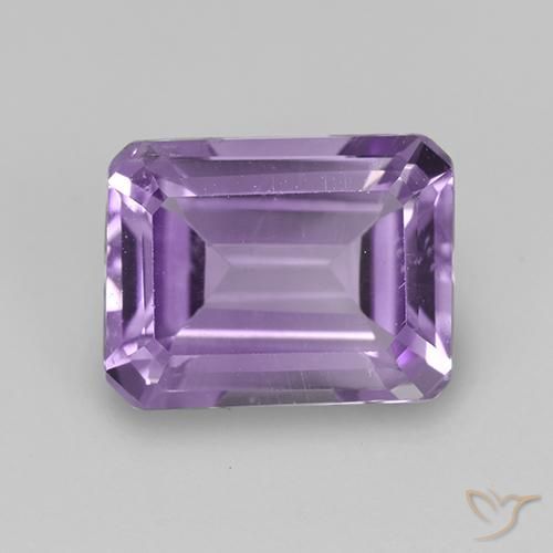 2.25ct طبيعي بنفسجى متوسط جمشت, قص الزمرد, VVS-VS