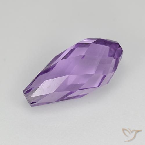 3.42ct طبيعي بنفسجى غامق جمشت, بريوليت, قليلا جدا