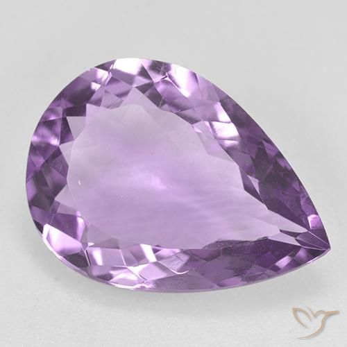 7.98ct طبيعي بنفسجى متوسط-فاتح جمشت, شكل الكمثرى, VVS-VS