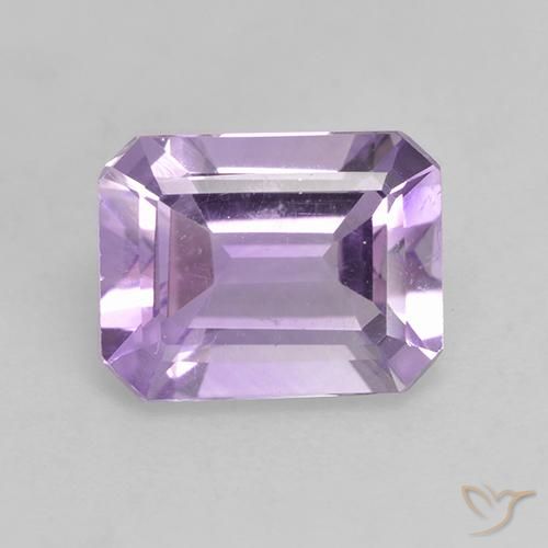 2.06ct طبيعي بنفسجى وردى فاتح جمشت, قص الزمرد, قليلا جدا