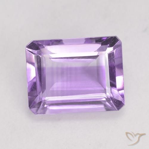 2.20ct طبيعي بنفسجى متوسط جمشت, قص الزمرد, قليلا جدا