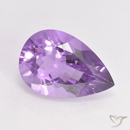 4.82ct طبيعي بنفسجى متوسط جمشت, شكل الكمثرى, VVS-VS