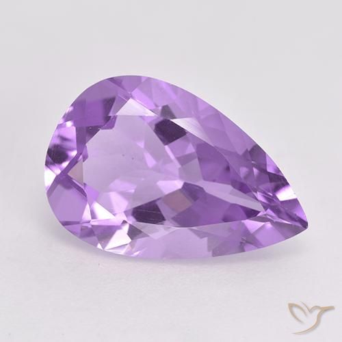 4.68ct طبيعي بنفسجى متوسط جمشت, شكل الكمثرى, VVS-VS