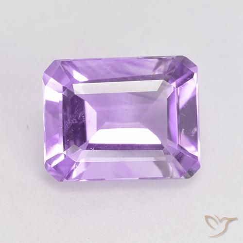 2.04ct طبيعي بنفسجى وردى فاتح جمشت, قص الزمرد, VVS-VS