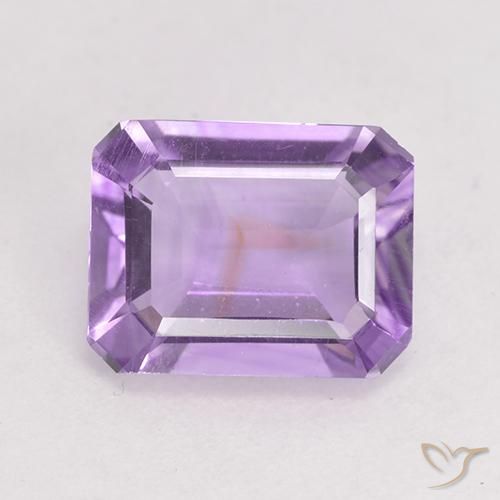 1.91ct طبيعي بنفسجى متوسط جمشت, قص الزمرد, VVS-VS