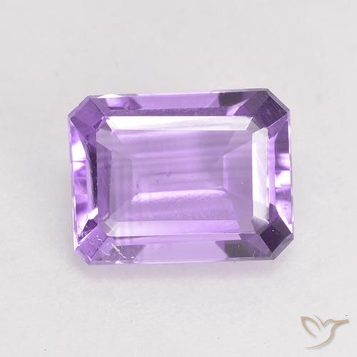 1.99ct طبيعي بنفسجى متوسط جمشت, قص الزمرد, قليلا جدا